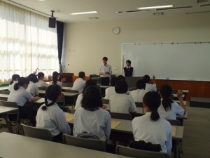 生徒による学校紹介クイズ