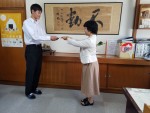 【陸上競技部】雲南会激励金贈呈式